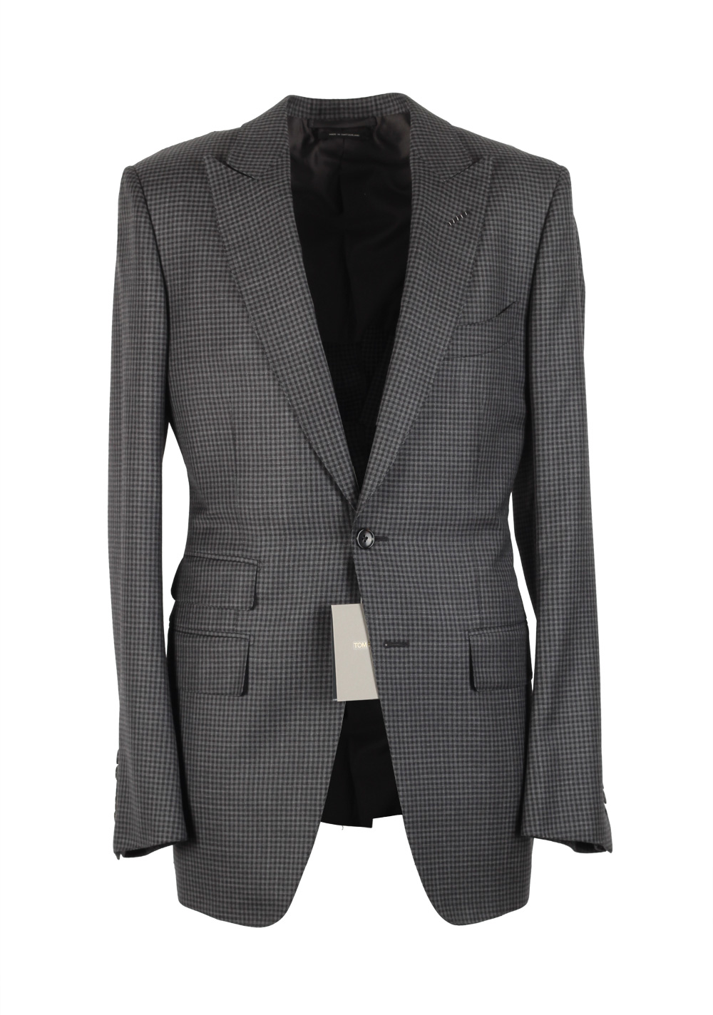 TOM FORD O’Connor Gray Suit Size 48 / 38R U.S. Wool Silk Fit W ...