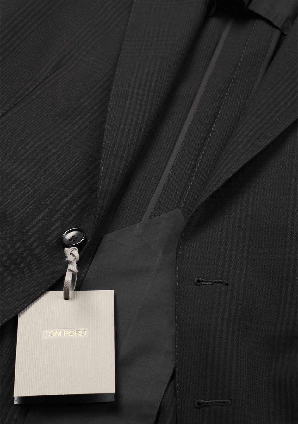 TOM FORD O’Connor Charcoal Suit Size 48 / 38R U.S. Wool Fit W | Costume Limité