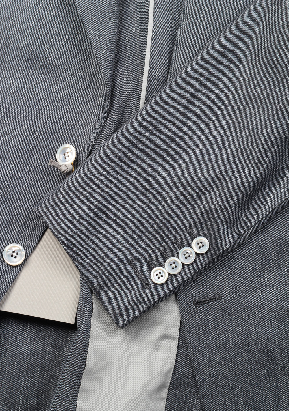 TOM FORD Suit Size 50 / 40R U.S. Wool Mulberry Silk Linen | Costume Limité