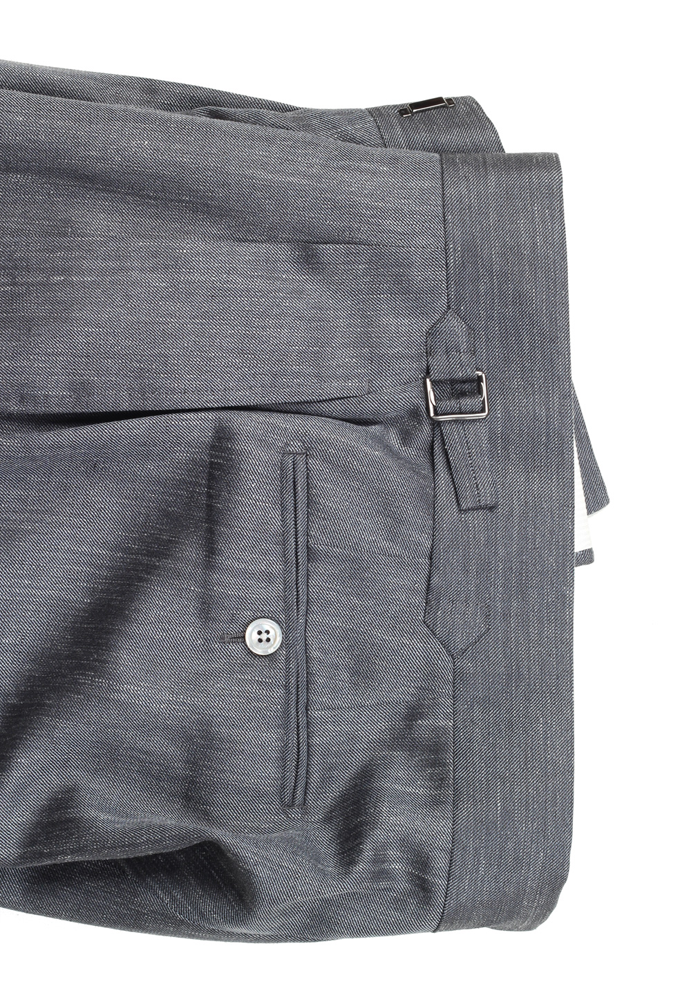TOM FORD Suit Size 50 / 40R U.S. Wool Mulberry Silk Linen | Costume Limité