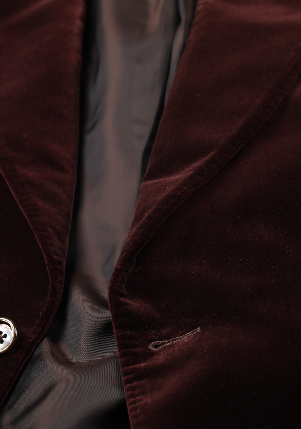 TOM FORD Alexander Burgundy Sport Coat Velvet Tuxedo Dinner Jacket Size 48 / 38R U.S. Fit Z | Costume Limité