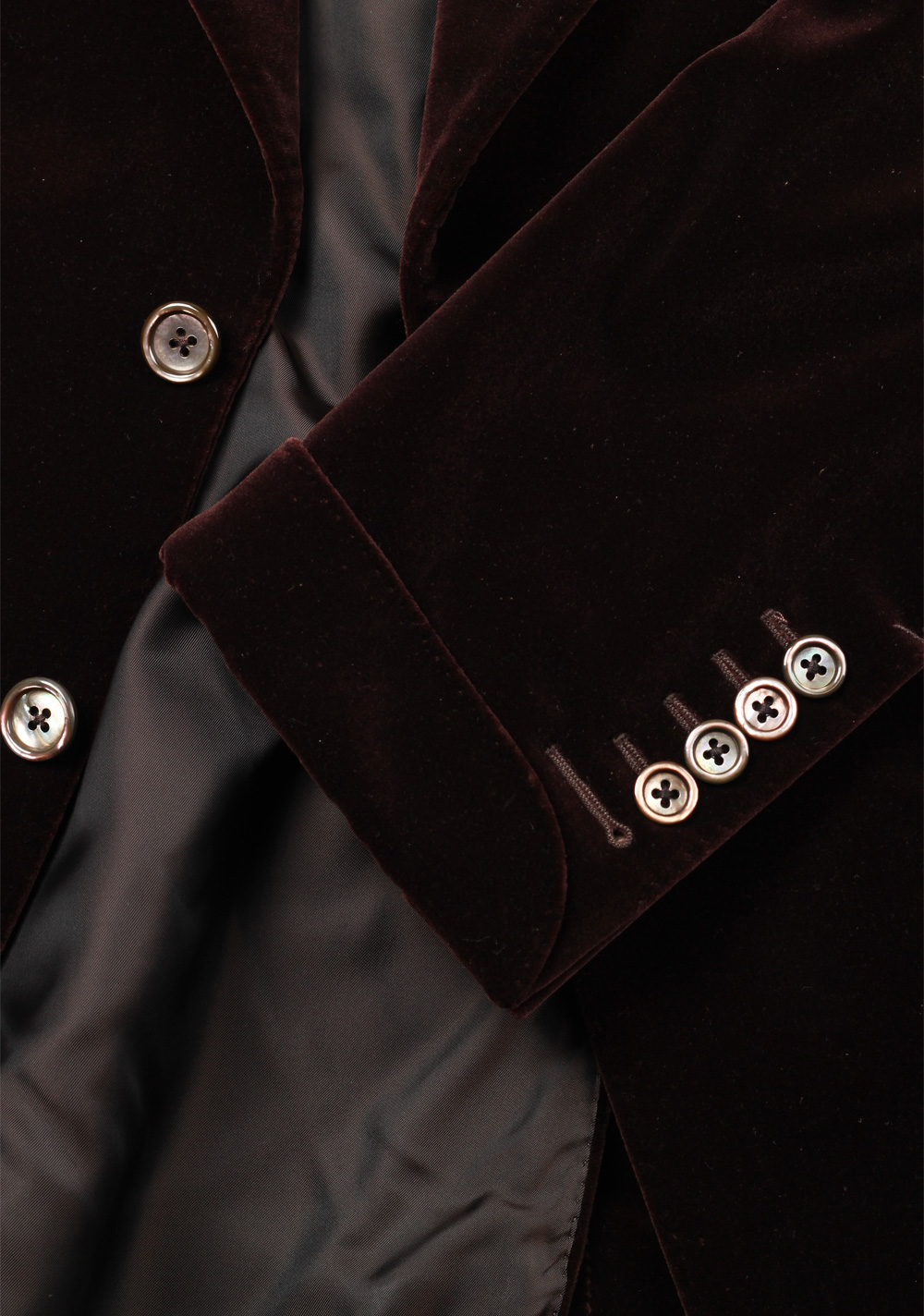 TOM FORD Alexander Burgundy Sport Coat Velvet Tuxedo Dinner Jacket Size 48 / 38R U.S. Fit Z | Costume Limité