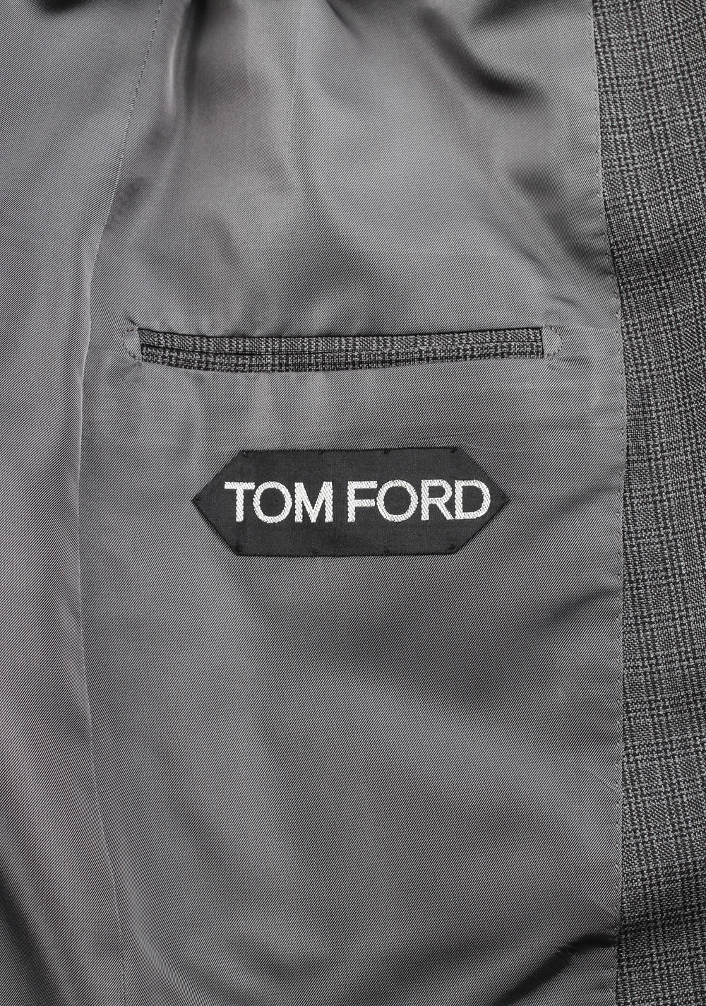 TOM FORD Gray Suit 3 Piece Size 48R / 38 U.S. Wool Silk Base B – image 6