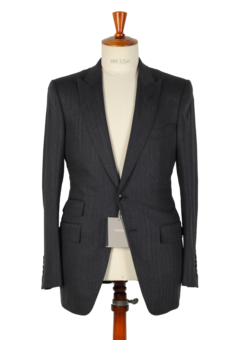 TOM FORD Suit Size 48 / 38R U.S. Wool Silk