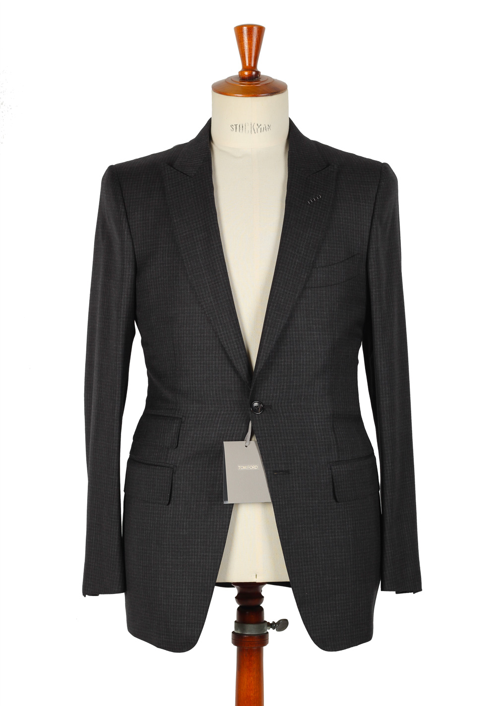 TOM FORD Suit Size 48 / 38R U.S. Wool Silk