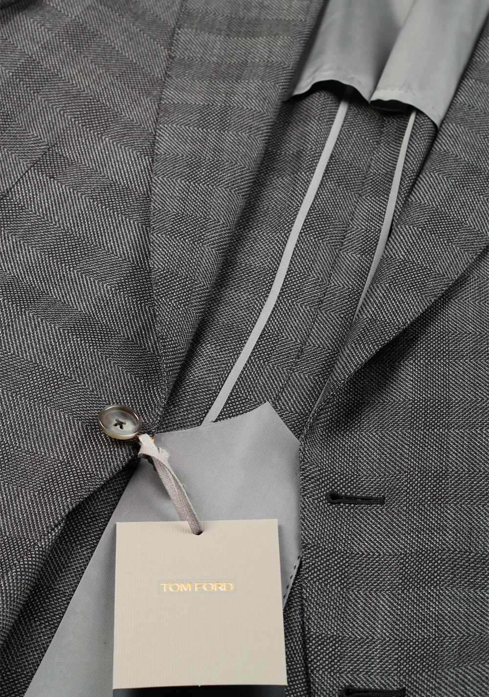 TOM FORD O’Connor Gray Suit Size 48 / 38R U.S. Wool Silk Fit W – image 2