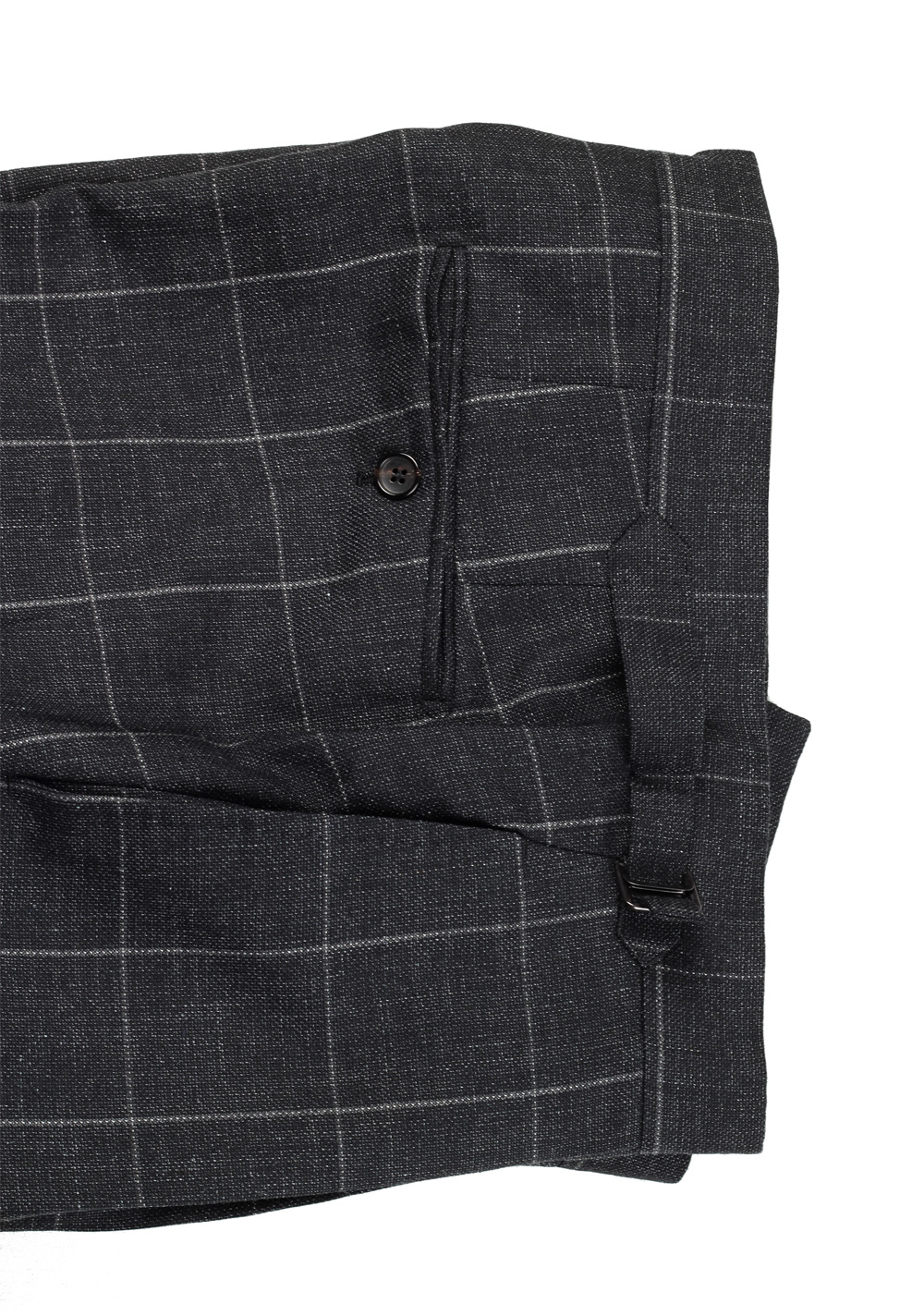 TOM FORD Double Breasted Suit Size 48 / 38R U.S. Wool Linen Silk | Costume Limité