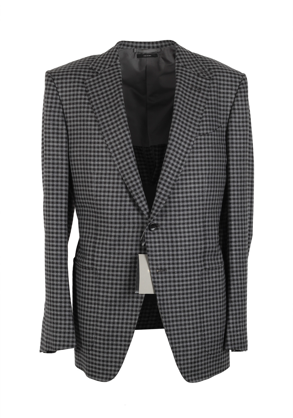 TOM FORD O’Connor Gray Sport Coat Size 50 / 40R U.S. Silk Wool Linen Fit Y | Costume Limité
