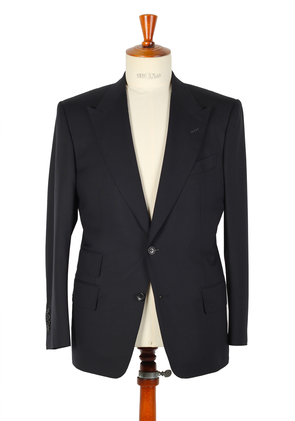 TOM FORD Windsor Black Sport Coat Size 50L / 40L U.S. Wool Base A ...