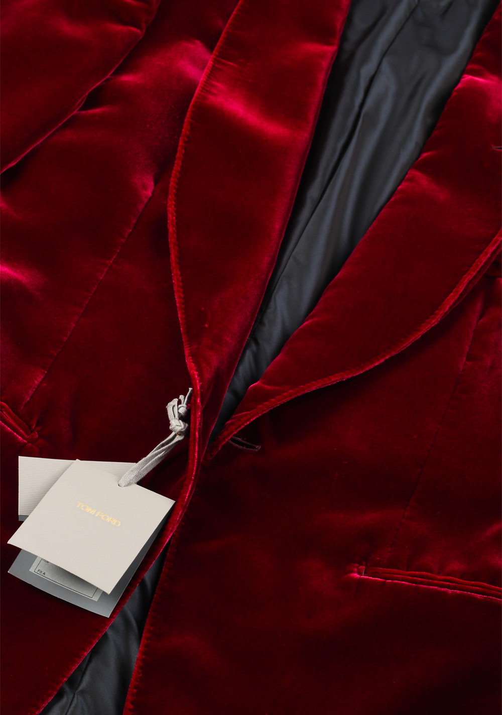 TOM FORD Burgundy Sport Coat Tuxedo Dinner Jacket Size 52 / 42R U.S. Fit A | Costume Limité