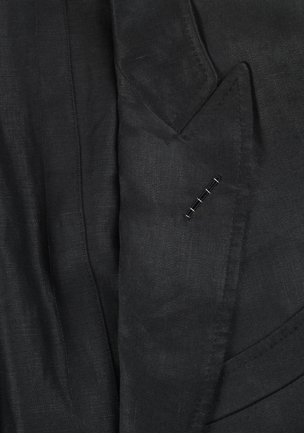 TOM FORD Black Sport Coat Size 56 / 46R U.S. Linen Fit S | Costume Limité
