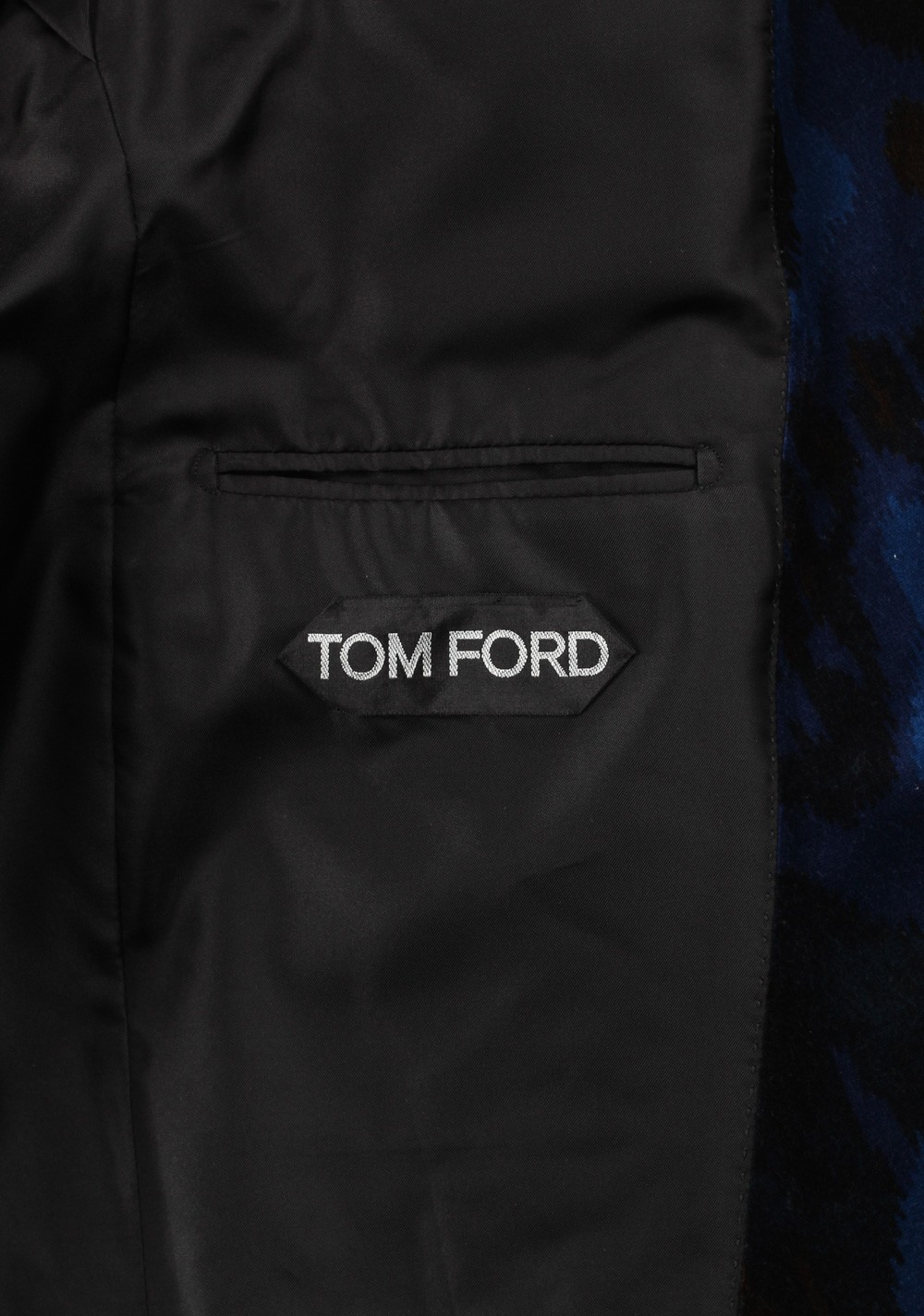 TOM FORD Blue Sport Coat Tuxedo Dinner Jacket Size 48C / 38S U.S. Fit Z | Costume Limité