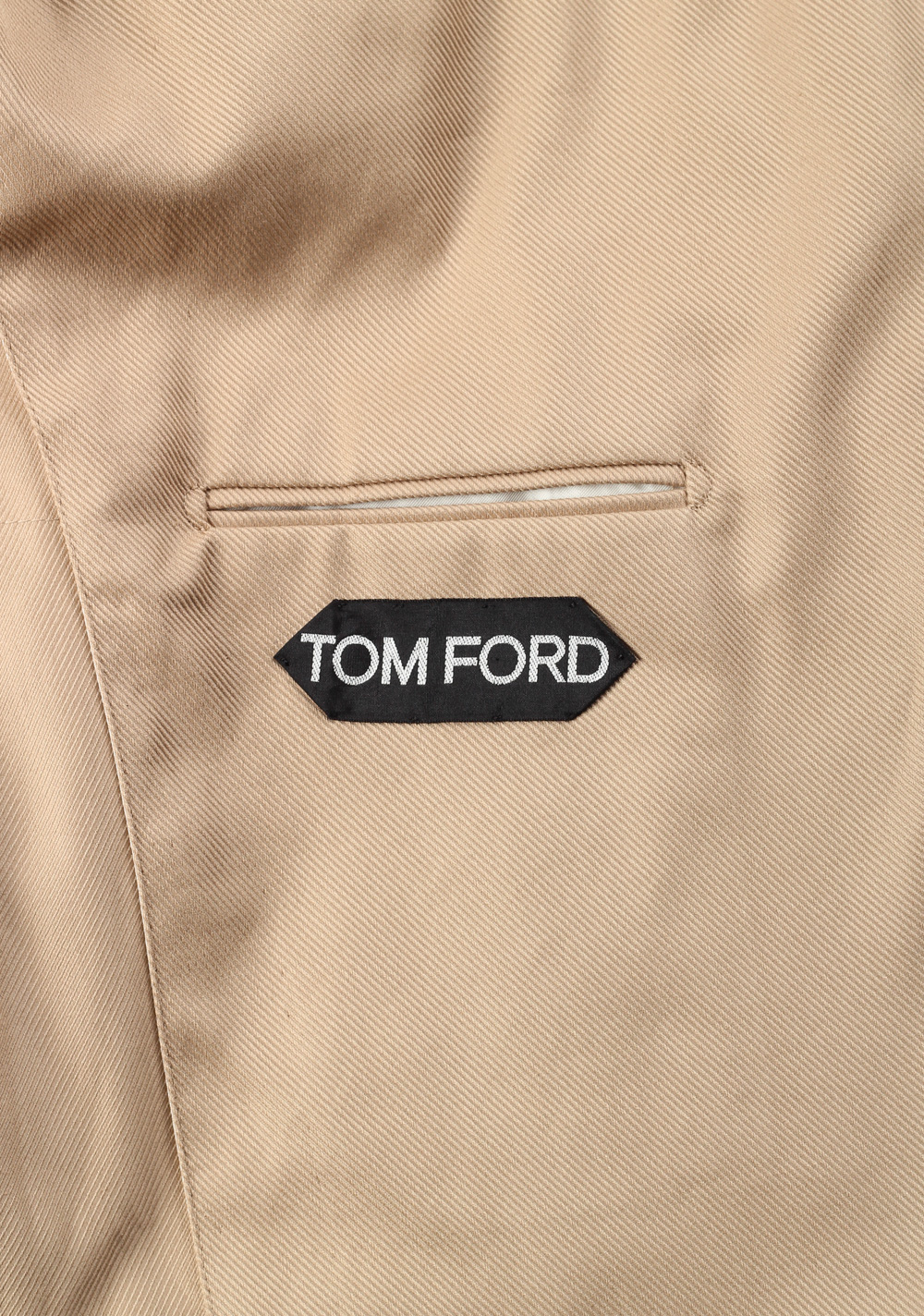 TOM FORD Windsor Beige Sport Coat Size 58 / 48R U.S. Cotton Fit A | Costume Limité