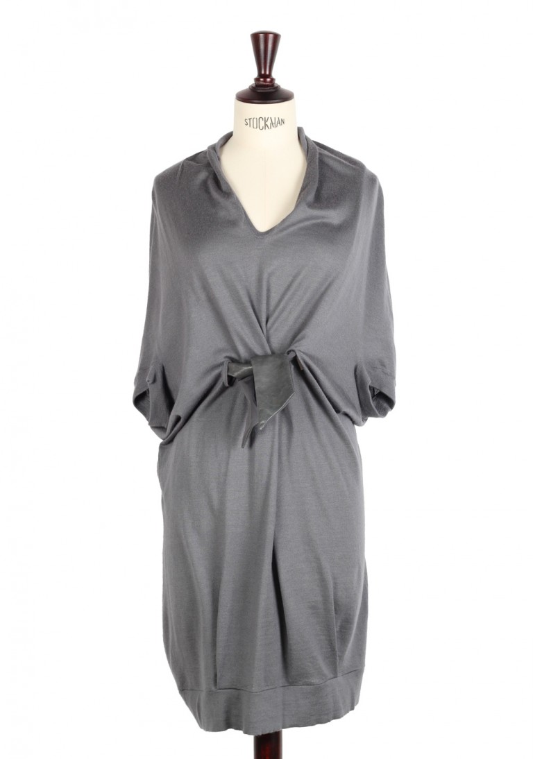 $1.700 Brunello Cucinelli Cashmere Silk Dress Size M IT / L U.S. - thumbnail | Costume Limité