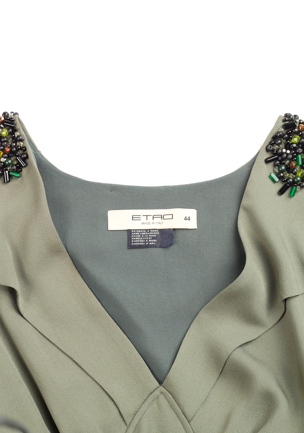 $2.400 Etro Silk Dress Size 44 IT / 8 U.S. – image 4