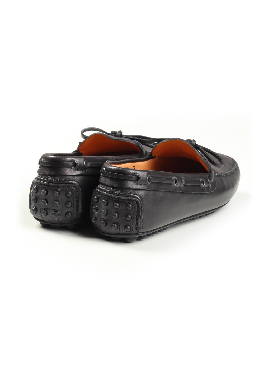 The Original Car Shoe By Prada Size 6.5 Uk / 7.5 U.S. / 40.5 Eur Black Leather | Costume Limité
