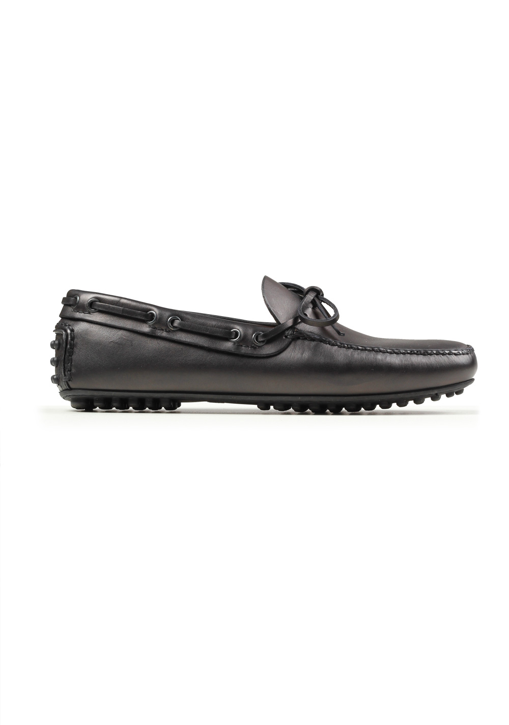 The Original Car Shoe By Prada Size 6.5 Uk / 7.5 U.S. / 40.5 Eur Black Leather | Costume Limité