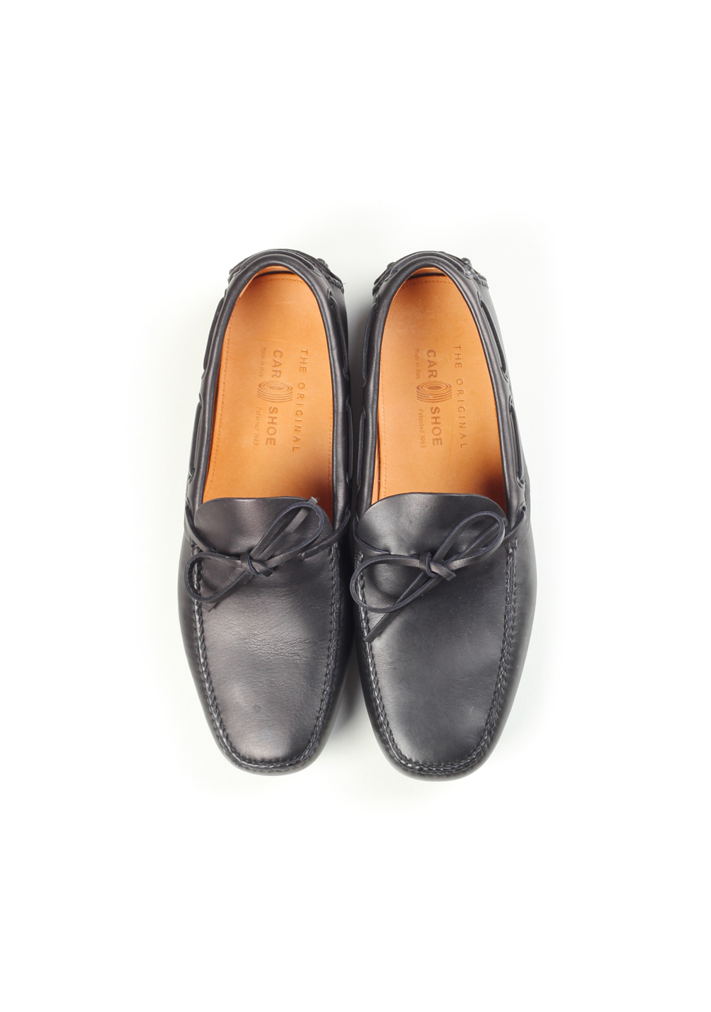 The Original Car Shoe By Prada Size 6.5 Uk / 7.5 U.S. / 40.5 Eur Black Leather | Costume Limité