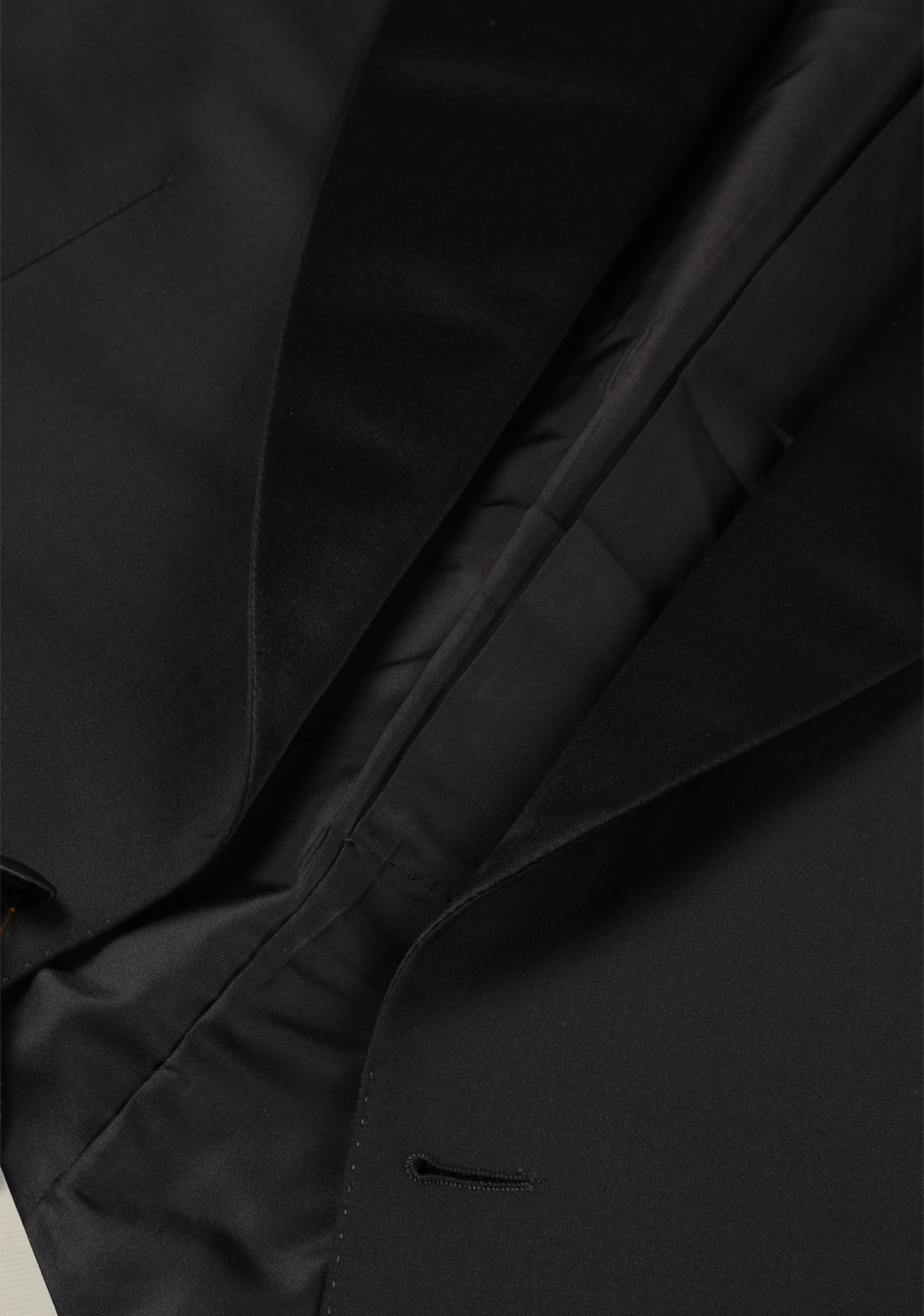 TOM FORD Black Tuxedo Smoking Suit Size 58 / 48R U.S. Black Fit Y – image 2