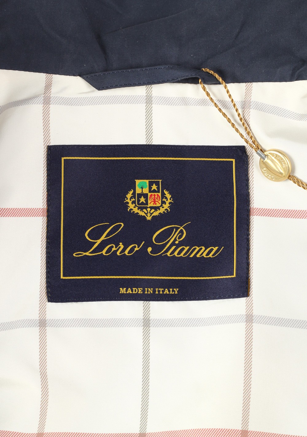 Loro Piana Roadster Villa D'Este Storm System Coat Size XL