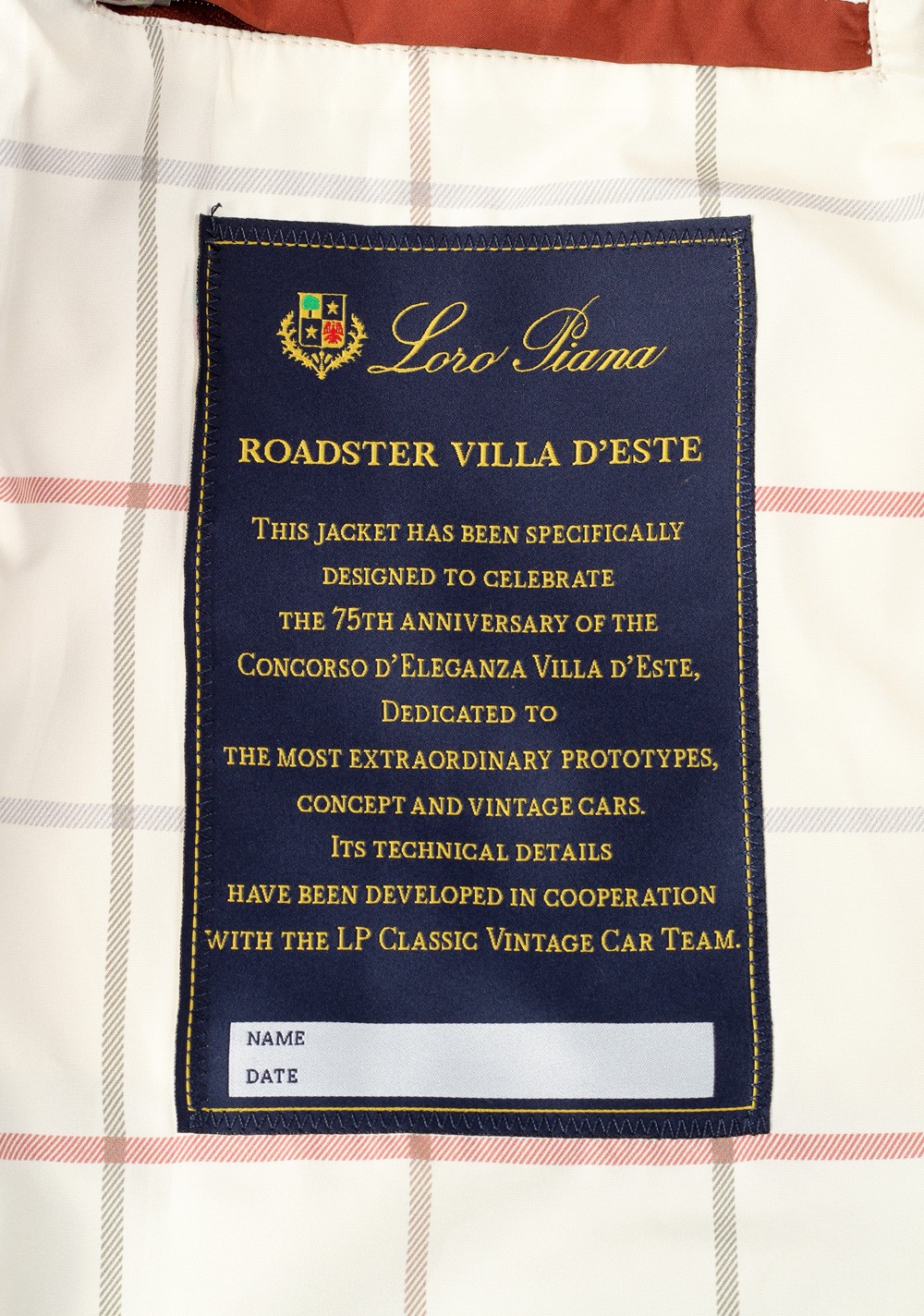 Loro Piana Roadster Villa D’Este Storm System Coat Size XL Extra Large Outerwear | Costume Limité