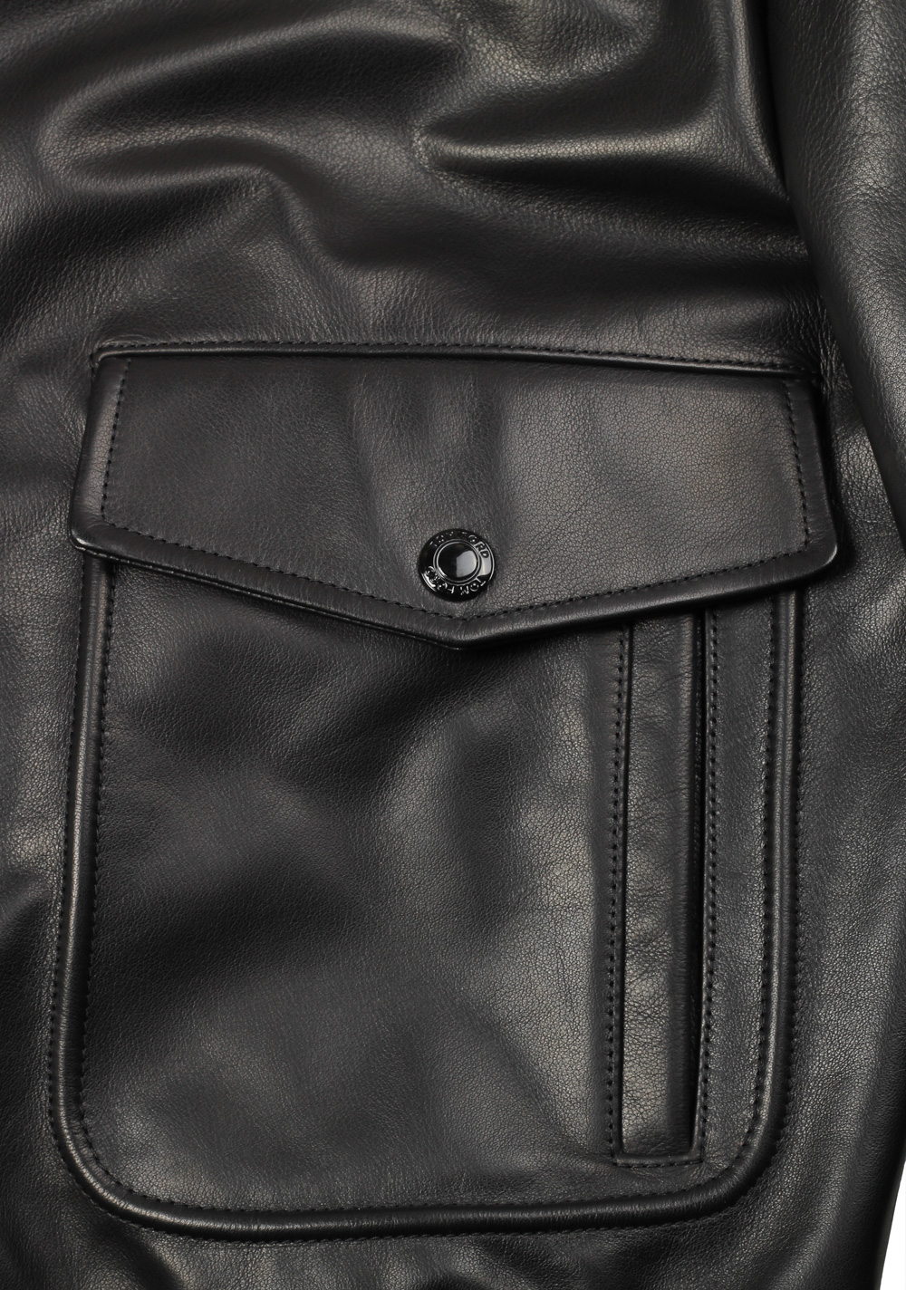 TOM FORD Leather Biker Jacket Coat Size 54 / 44R U.S. Outerwear | Costume Limité