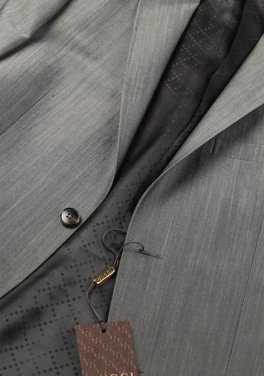 Gucci Gray Suit Size 50 / 40R U.S. Wool Mohair | Costume Limité
