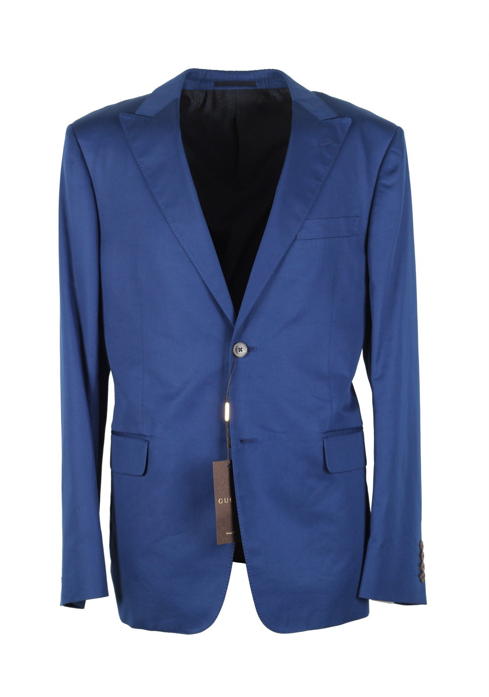 blue gucci suit