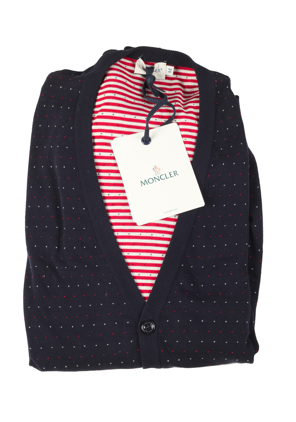 Moncler Maglia Cardigan Size M / 38R U.S. Navy