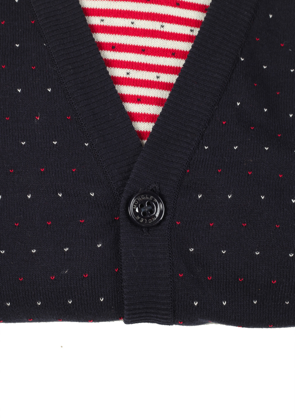 Moncler Maglia Cardigan Size M / 38R U.S. Navy – image 3