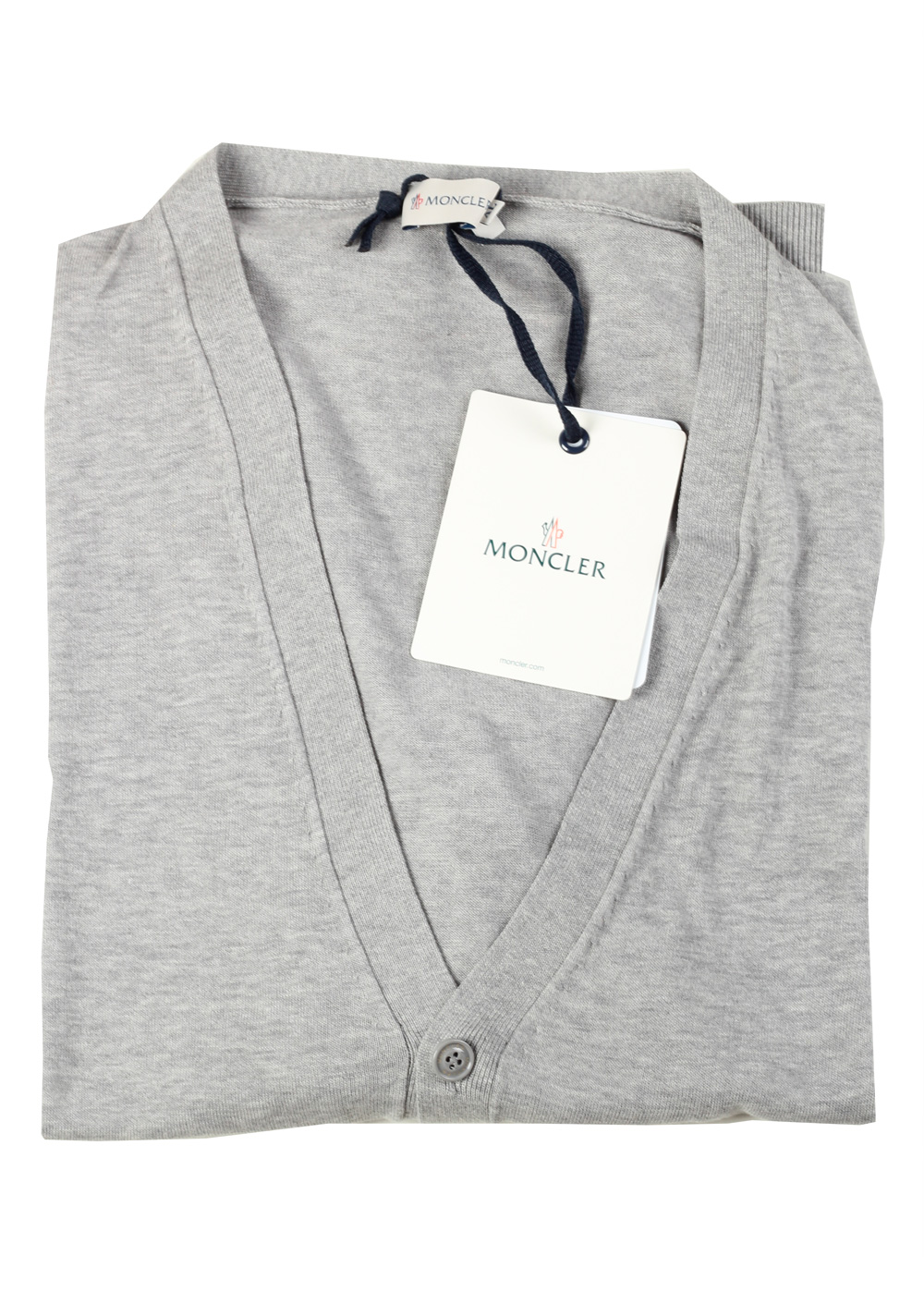 Moncler maglia cardigan grey hotsell