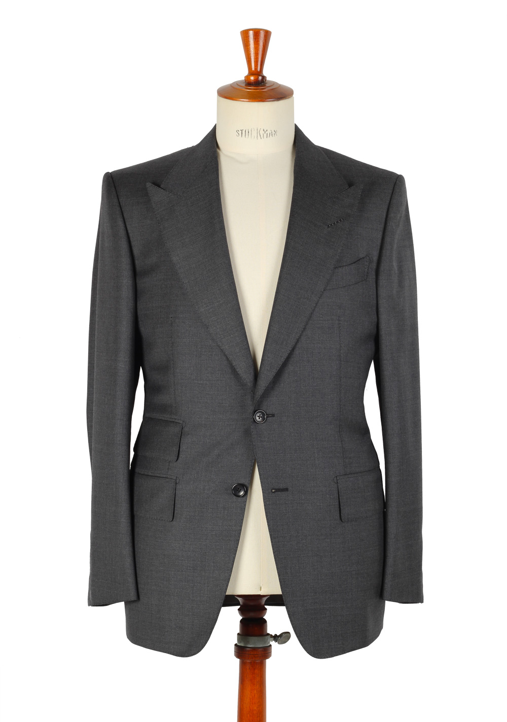 TOM FORD Gray Suit Size 48 / 38R U.S. Wool Fit A
