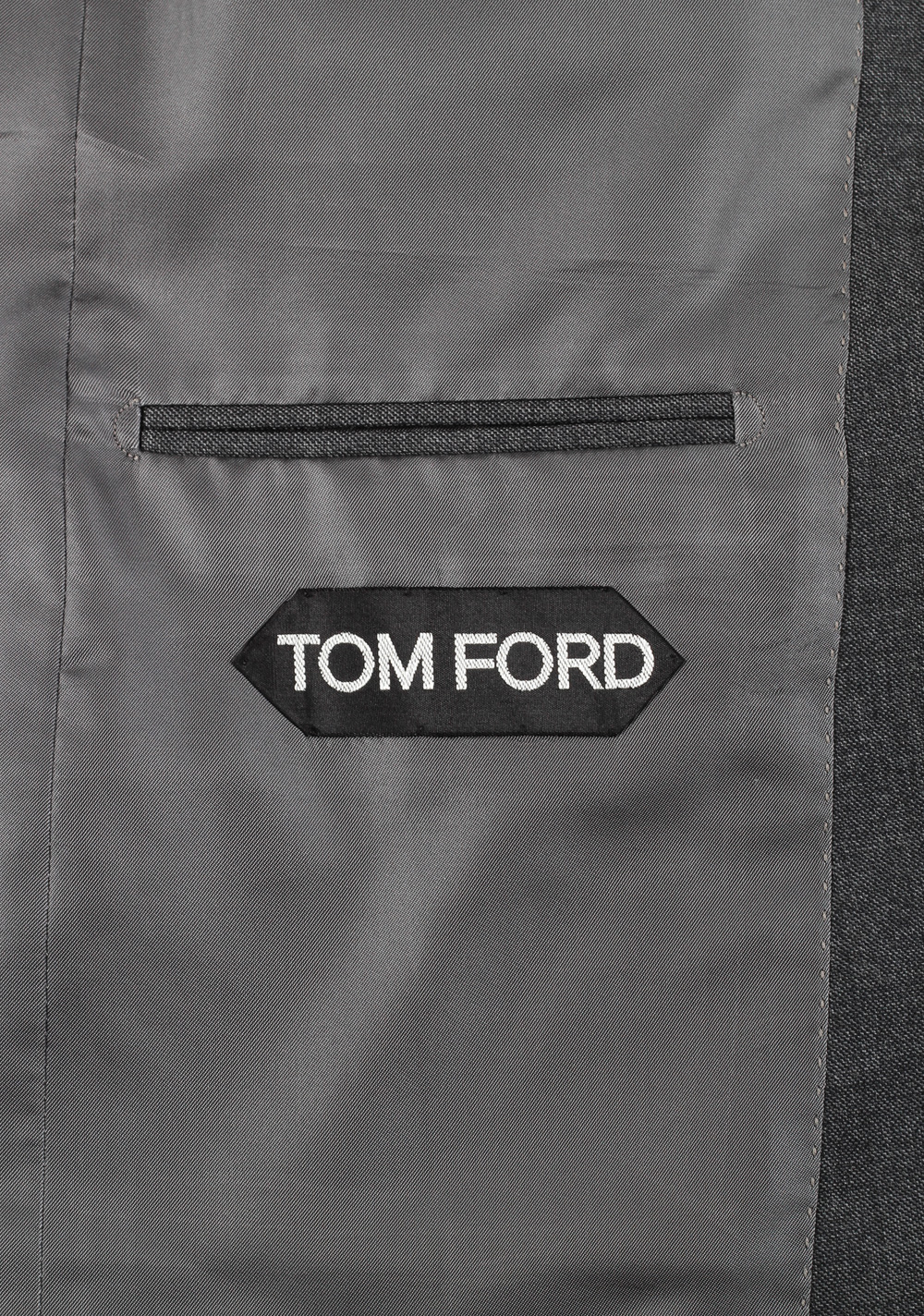 TOM FORD Gray Suit Size 48 / 38R U.S. Wool Fit A – image 6