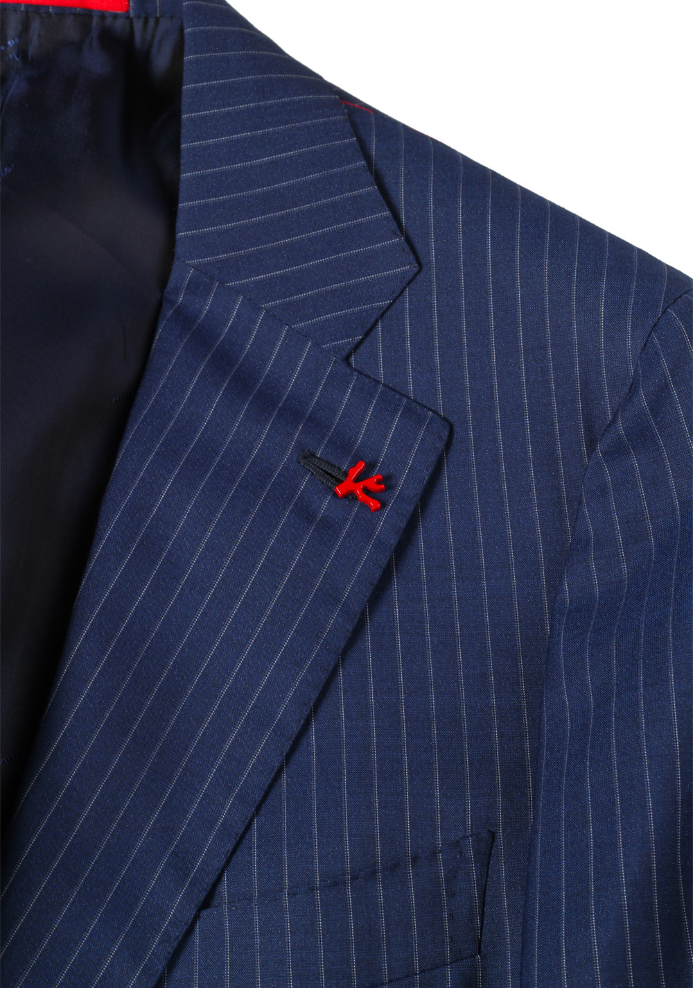 Isaia Blue Suit Size 48 / 38R U.S. Wool Silk Cashmere | Costume Limité
