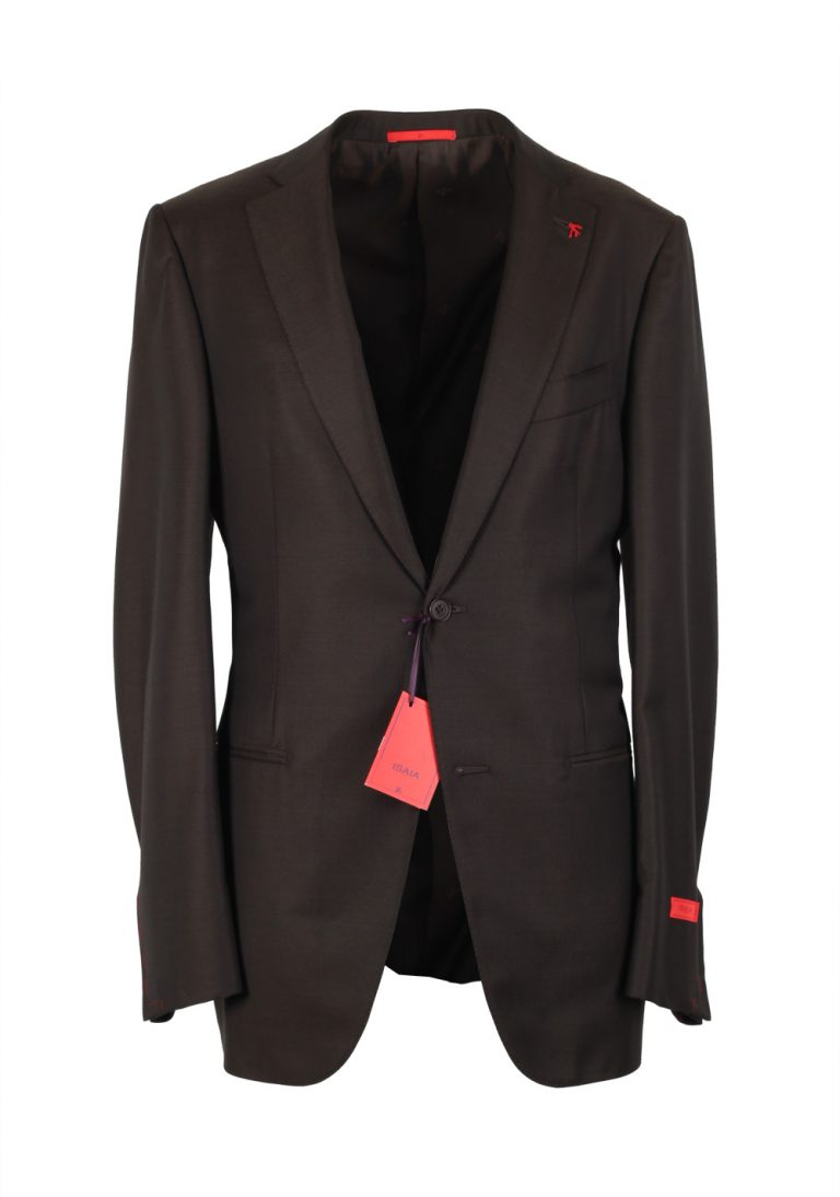 Isaia Aquaspider Suit Size 48L / 38L U.S. Super 160S - thumbnail | Costume Limité