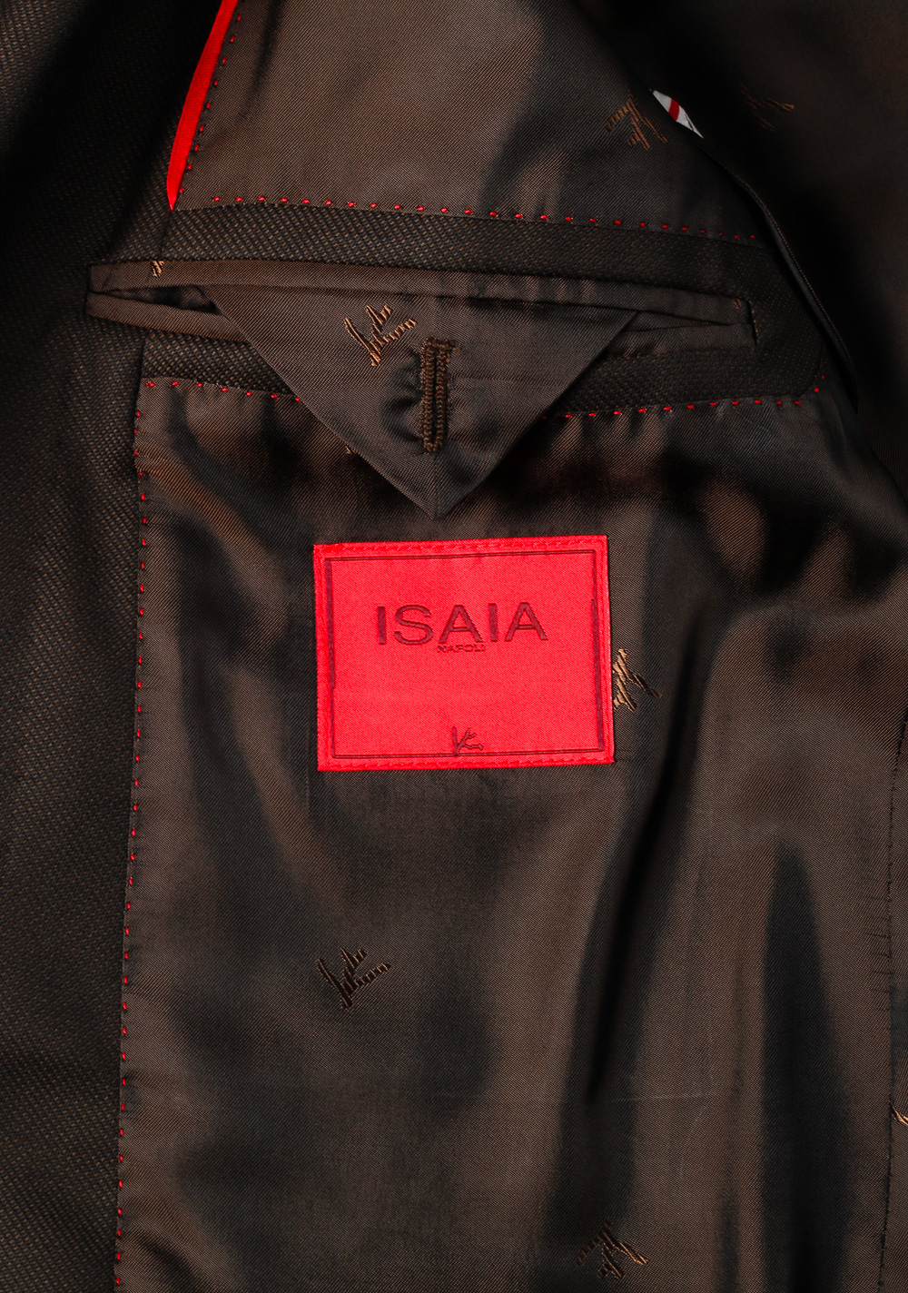 Isaia Aquaspider Suit Size 48L / 38L U.S. Super 160S | Costume Limité