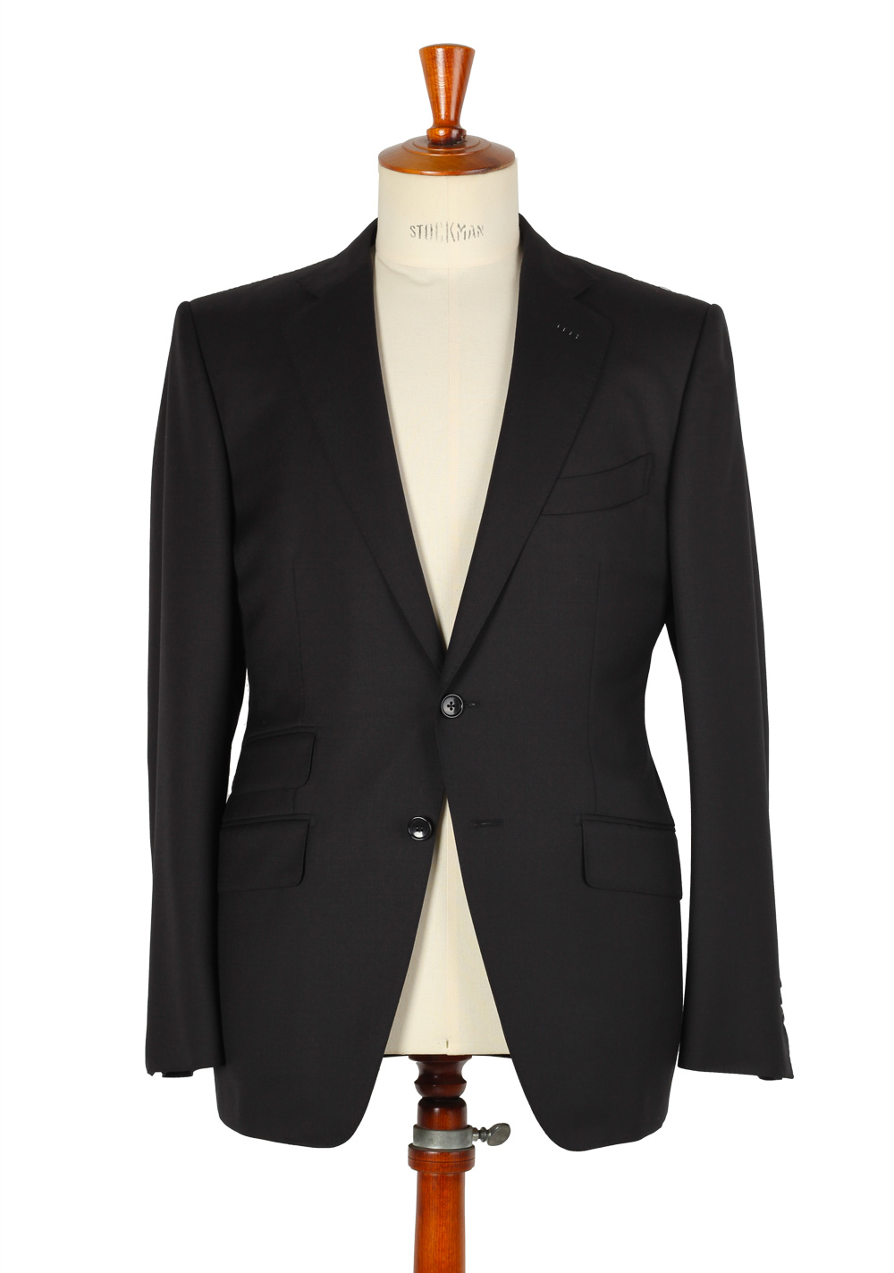 TOM FORD Black Suit Size 50C / 40S U.S. Wool Base S | Costume Limité