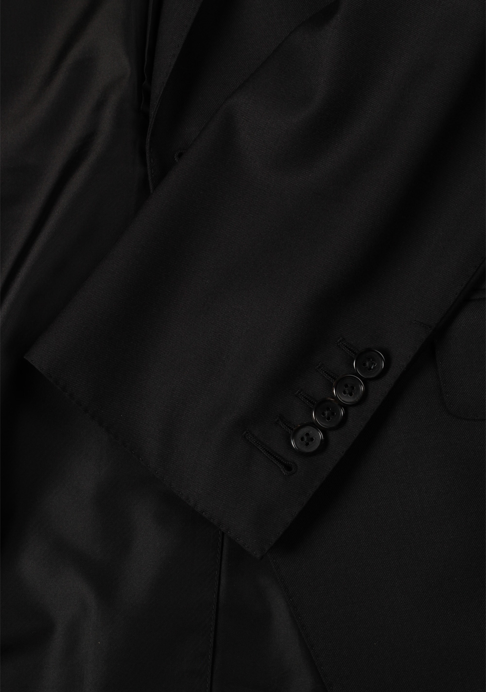 TOM FORD Black Suit Size 50C / 40S U.S. Wool Base S | Costume Limité