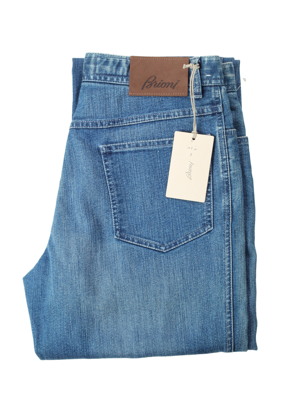 Brioni Blue Jeans Stelvio Trousers Size 48 / 32 U.S. | Costume Limité