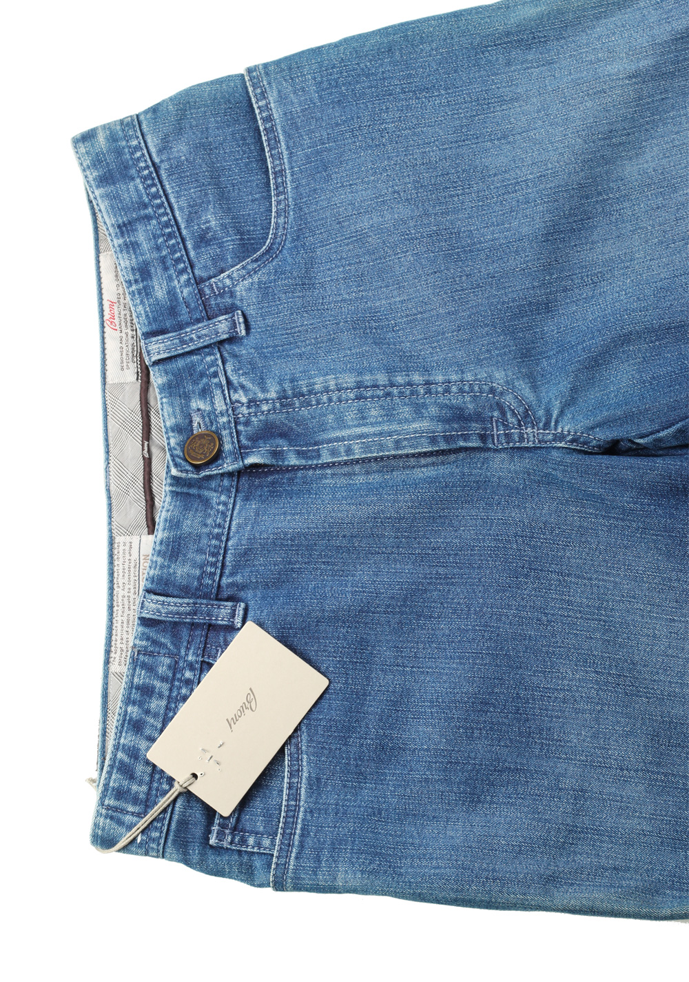 Brioni Blue Jeans Stelvio Trousers Size 48 / 32 U.S. | Costume Limité