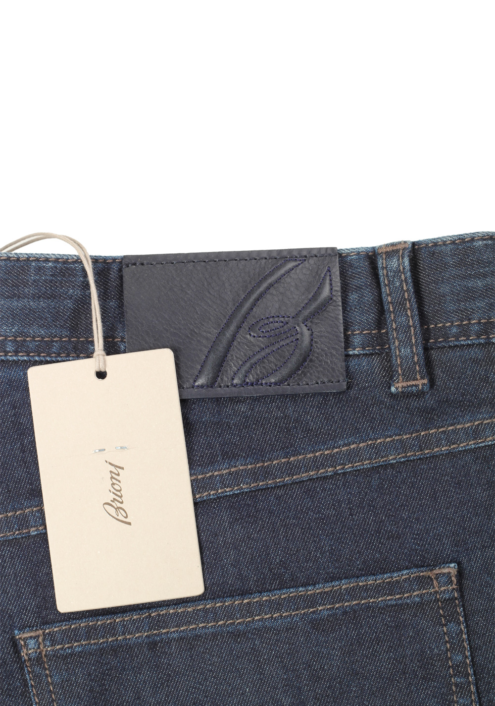 Brioni Blue Jeans Stelvio Trousers Size 52 / 36 U.S. | Costume Limité