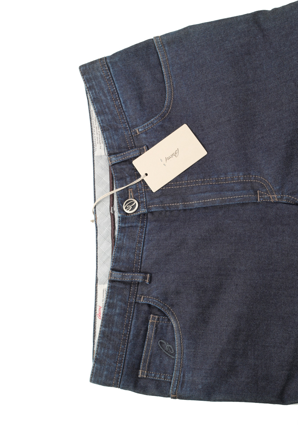Brioni Blue Jeans Stelvio Trousers Size 52 / 36 U.S. | Costume Limité