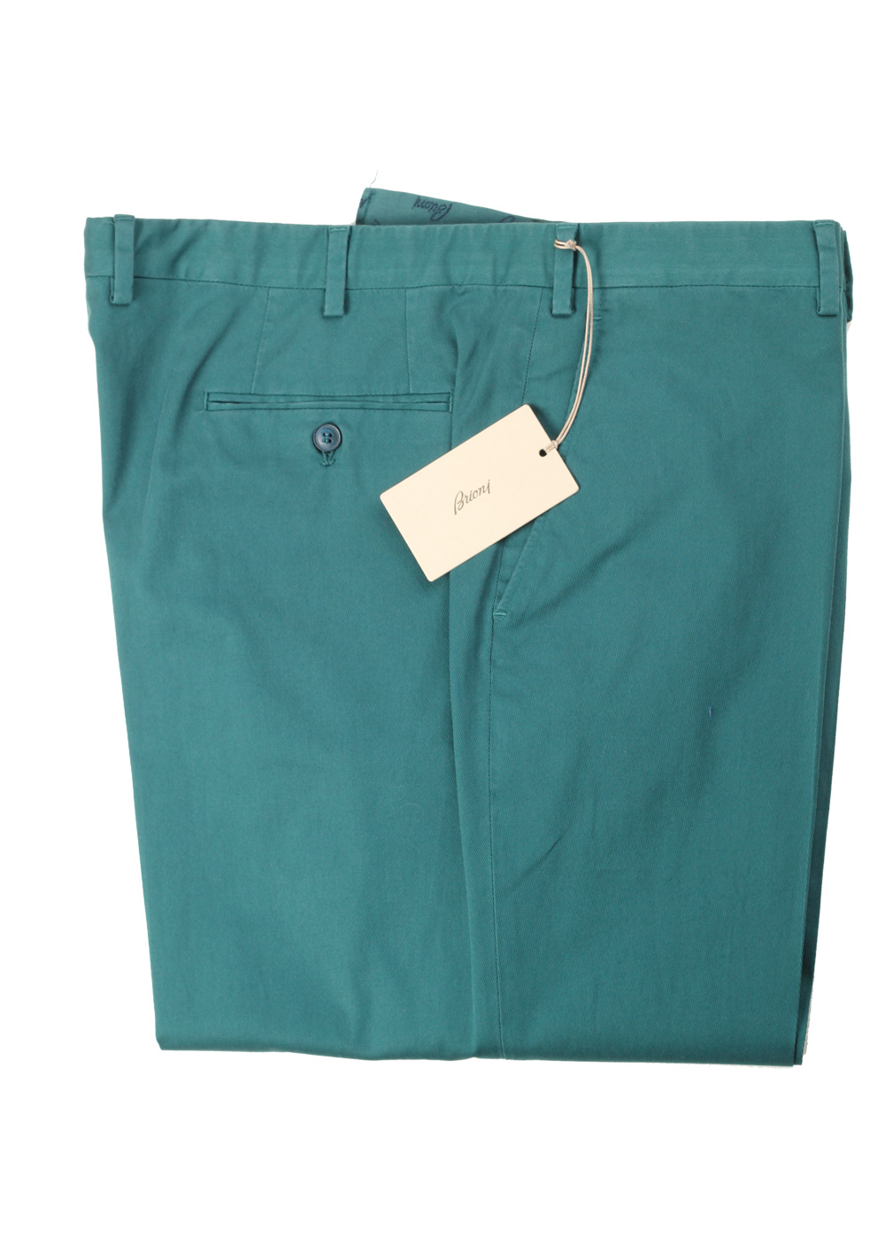 Brioni Green Tigullio Trousers Size 58 / 42 U.S. | Costume Limité