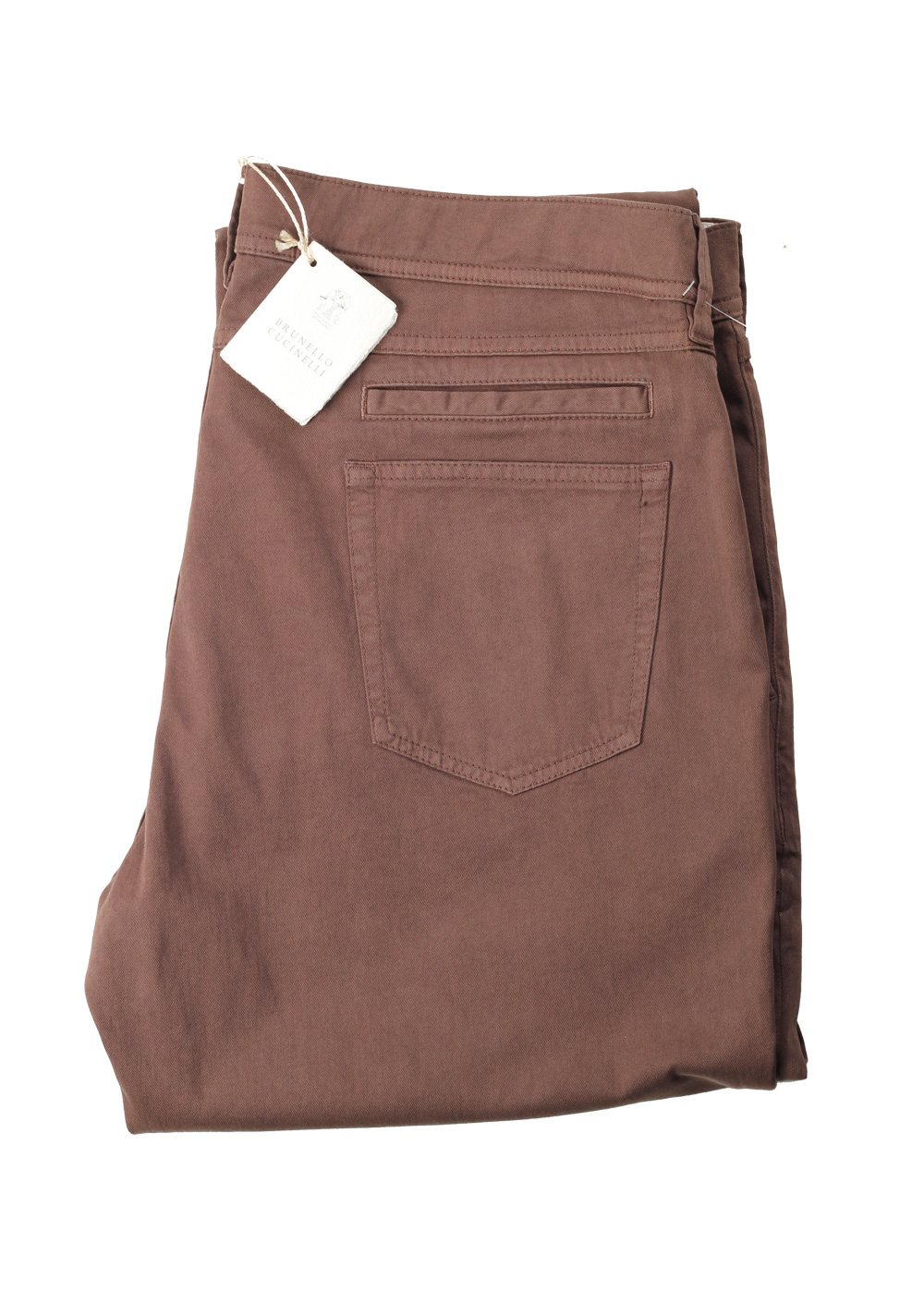 Brunello Cucinelli Brown Trousers Size 52 / 36 U.S. | Costume Limité