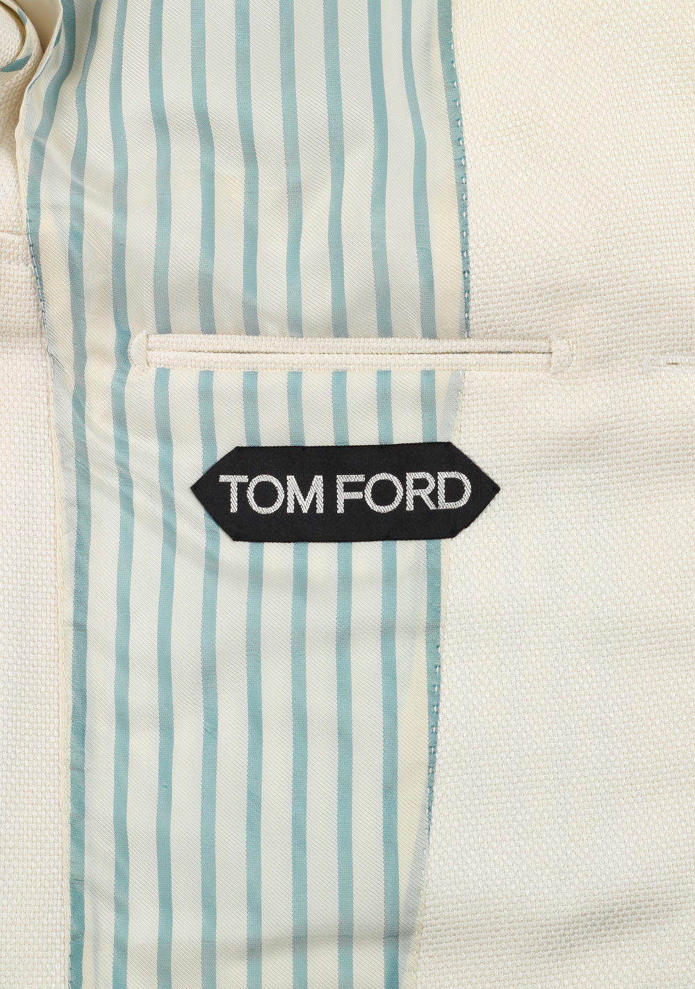 TOM FORD Spencer Off White Sport Coat Size 48 / 38R U.S. Base D | Costume Limité