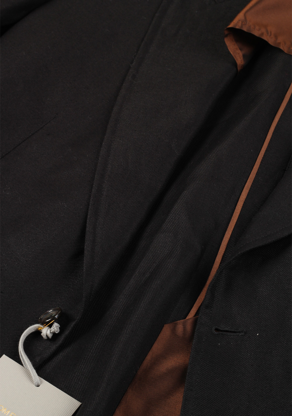 TOM FORD Spencer Black Sport Coat Size 56 / 46R U.S. Linen Base D | Costume Limité