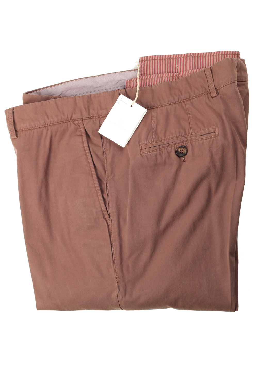 Brunello Cucinelli Brown Trousers Size 56 / 40 U.S. | Costume Limité
