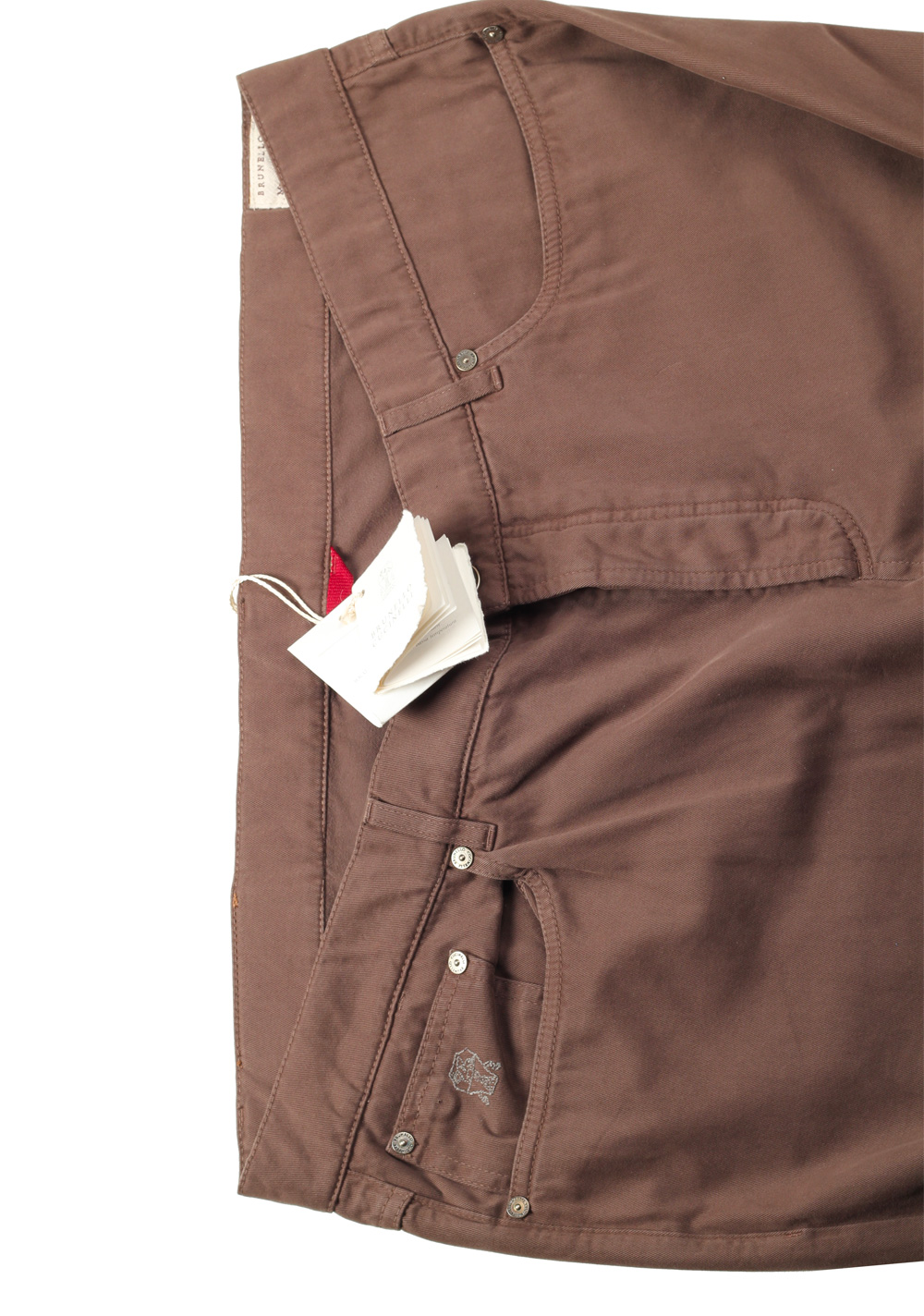 Brunello Cucinelli Brown Trousers Size 58 / 42 U.S. | Costume Limité