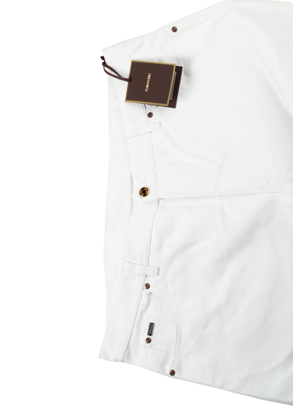 TOM FORD White Jeans TFD002 Size 66 / 50 U.S. | Costume Limité
