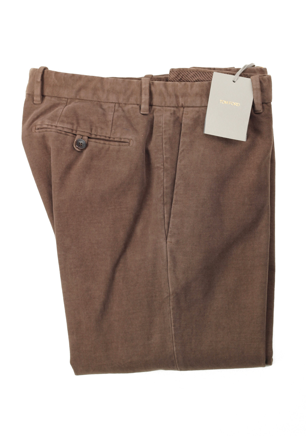 TOM FORD Brown Trousers Size 48 / 32 U.S. | Costume Limité